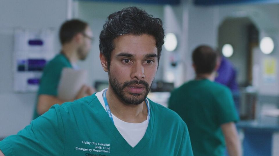 BBC Casualty fans ‘figure out’ whistleblower as Rash Masum is accused by Patrick Onley