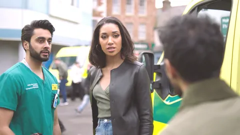 Casualty star Manpreet Bachu reveals Tariq’s ‘descent into chaos’ after horrific fall