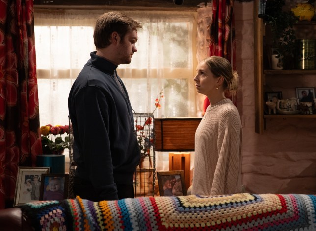 Belle makes a grim discovery about Tom after a warning from Kim in Emmerdale