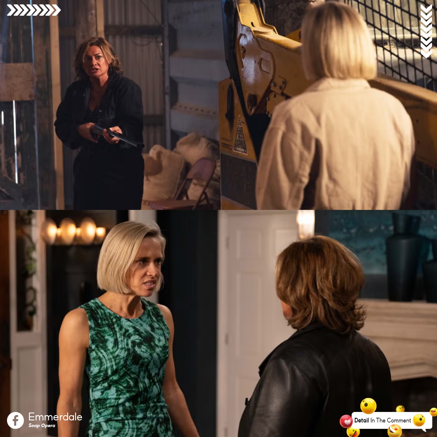 Emmerdale news: Ruby wakes up in the fire and tries to drag Moira outside. But while she is still dazed and Moira once again mistakes her for Emma, both get trapped and are at risk of being burned alive!