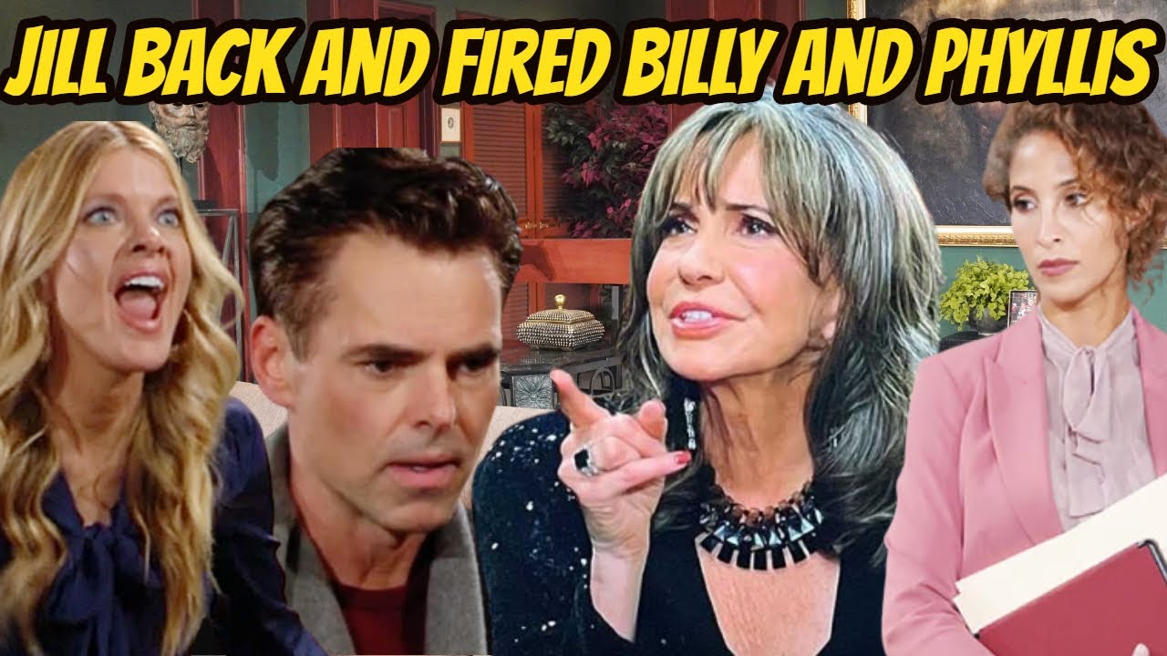 HOT SHOCKING UPDATE!! Y&R Jill appears in Genoa to fire Phyllis and Billy – She will return to the CEO position with Lily