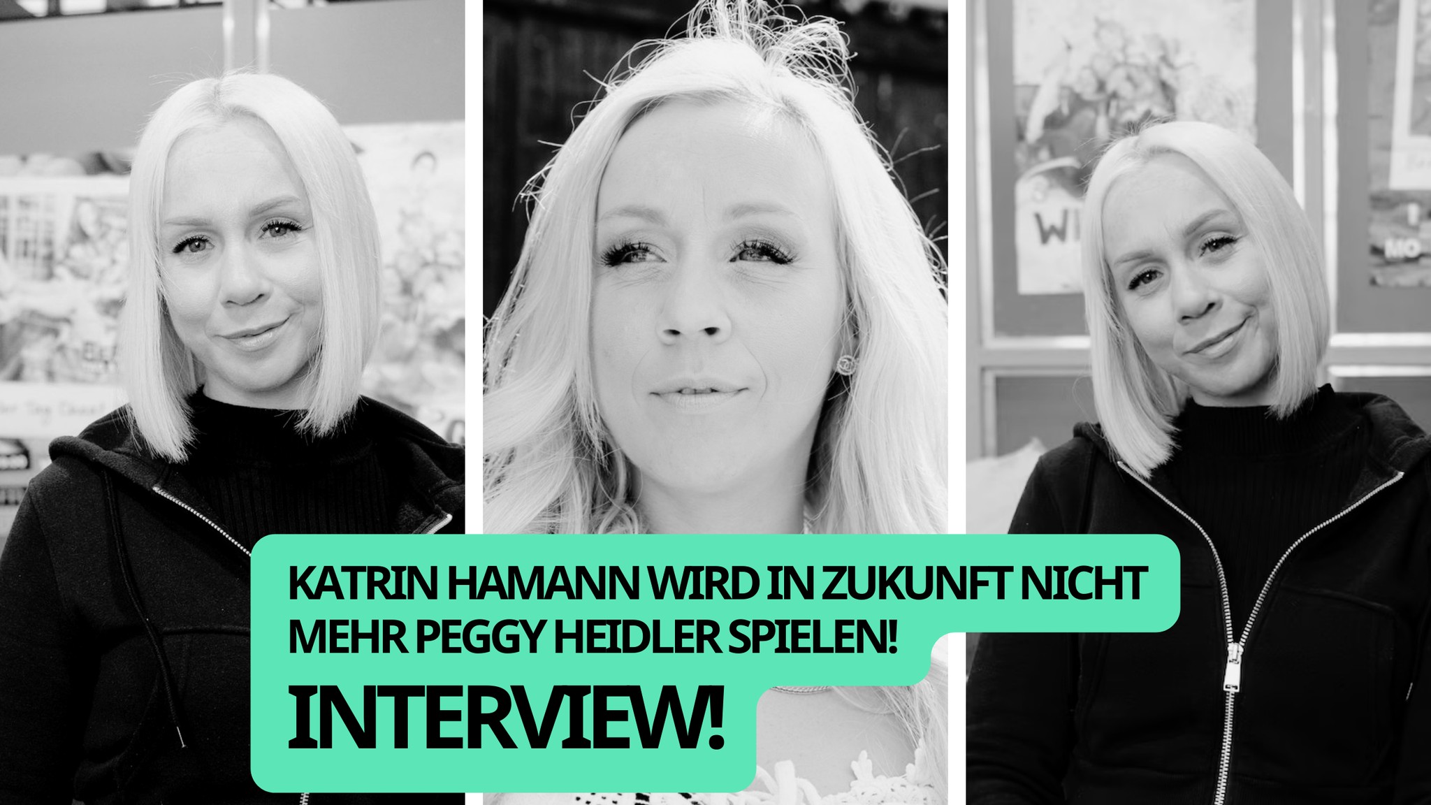 EILMELDUNG: Katrin Hamann wird in Zukunft nicht mehr Peggy Heidler spielen!